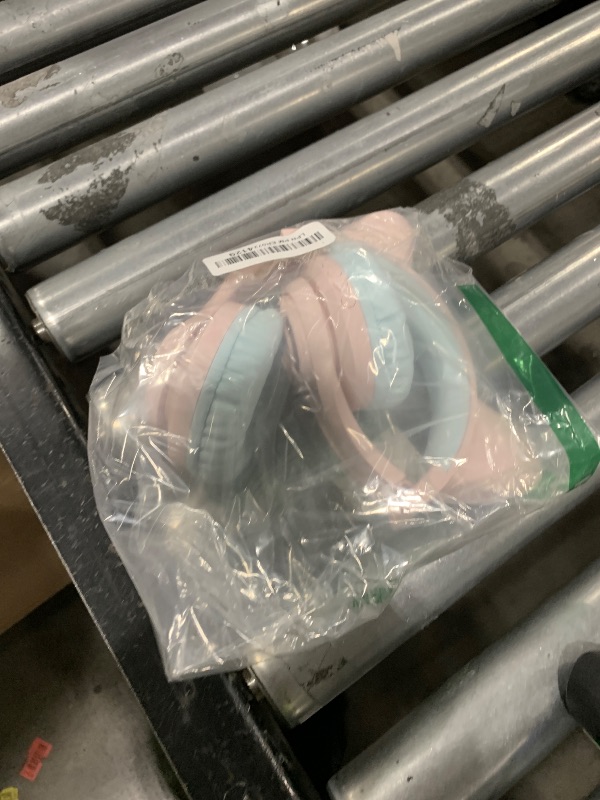 Photo 1 of iClever Cat Ear Kids Bluetooth Headphones, LED Lights Up, 74/85dBA Safe Volume Limited, 50H Playtime,Bluetooth 5.2, USB C, Kids Headphones Wireless for Travel iPad Tablet, Meow Macaron Pink
