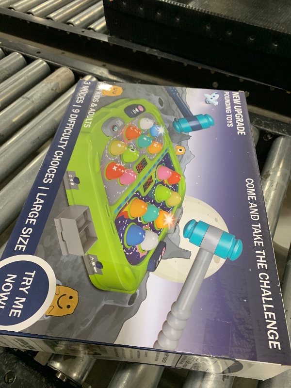 Photo 1 of Hammer Mole Game for Toddler, Toys for 3-12 Year Old Boys and Girls, Whack Game for Kids,Gifts for 3 4 5 6+ Year Old Boys, Interactive Educational Toys with Sound and Light, PK Mode with 2 Hammers