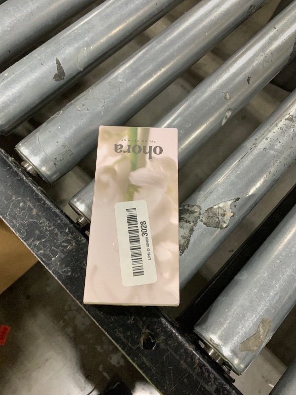 Photo 1 of ohora Semi Cured Gel Nail Strips (N Glazed Glow) - White, Glazed, Works with Any UV/LED Lamps, Salon-Quality, Long Lasting, Easy to Apply & Remove - Includes 2 Prep Pads, Nail File & Wooden Stick