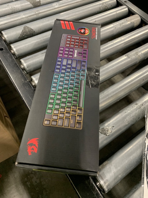 Photo 1 of Redragon Mechanical Gaming Keyboard Wired, 11 Programmable Backlit Modes, Hot-Swappable Red Switch, Anti-Ghosting, Double-Shot PBT Keycaps, Light Up Keyboard for PC Mac