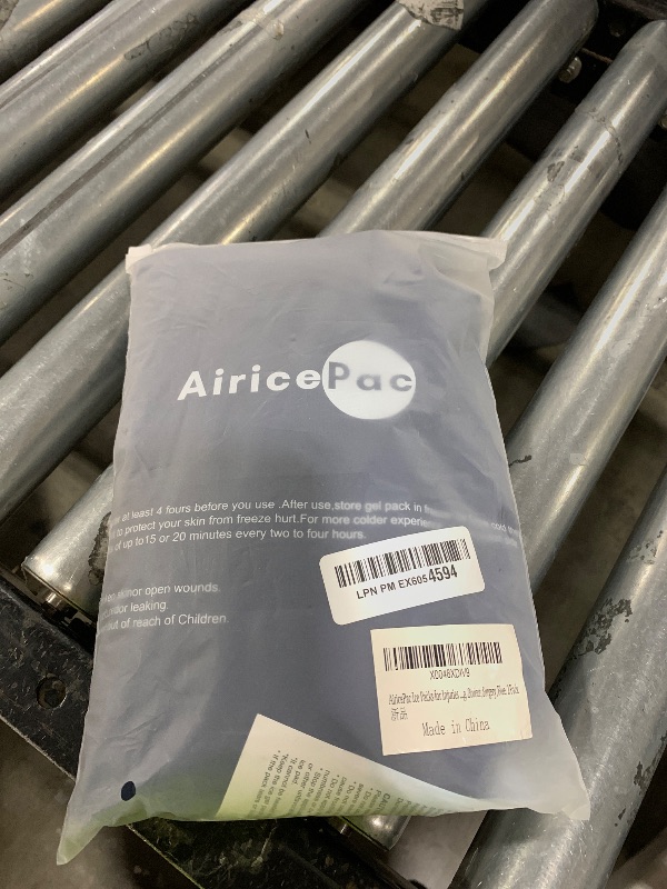 Photo 1 of AiricePac Ice Packs for Injuries Reusable,10”x 14” Gel Cold Pack for Knee Neck Shoulder Ankle Elbow Hip Back Pain Relief, Cold Compress Therapy for Swelling, Bruises, Surgery, Blue, 2 Pack