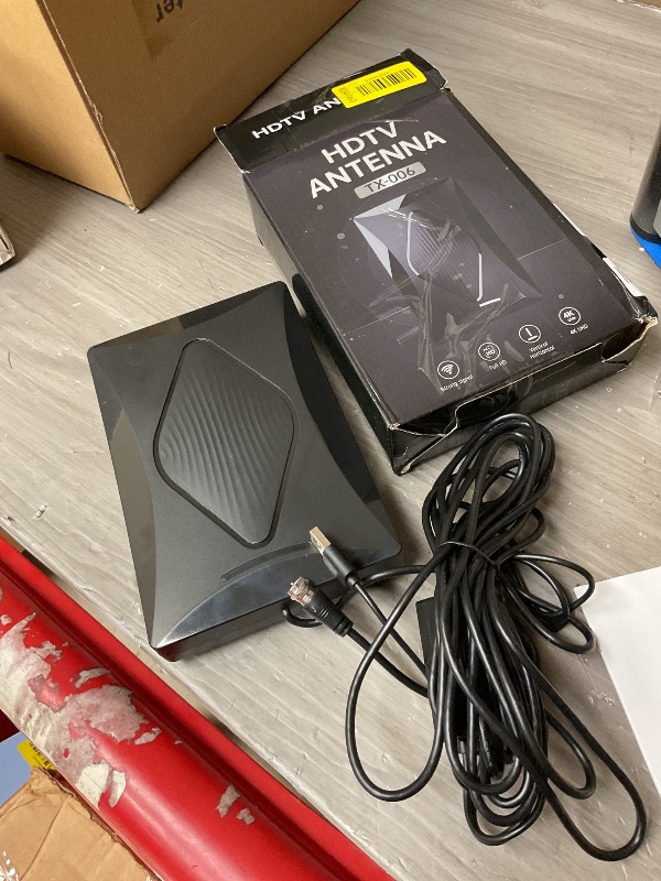 Photo 1 of 2025 TV Antenna Indoor Antenna for Smart TV, 2200+ Miles Long Range Reception tv Antenna with Amplifier Signal Booster for Local Channels, Clear Reception for 4K 1080p HD