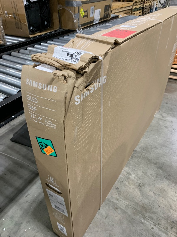 Photo 1 of Samsung 75-Inch Class QLED Q6F Series Smart TV (2025 Model, 75Q6F) Q4 Lite Processor, Quantum HDR, Motion Xcelerator 60Hz, Color Booster, 4K Upscaling, with Alexa Speaker