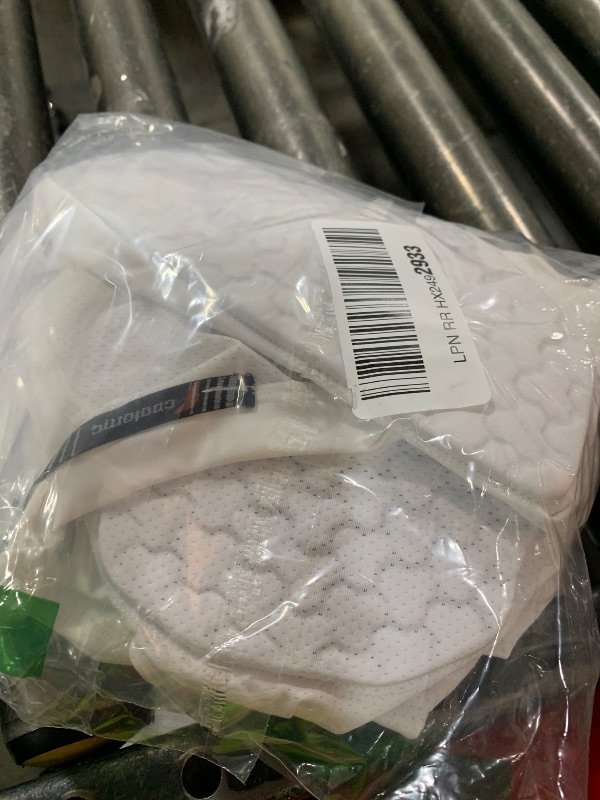 Photo 1 of COOLOMG Youth Padded Compression Shirt Football Rugby Rib Chest Protector White L