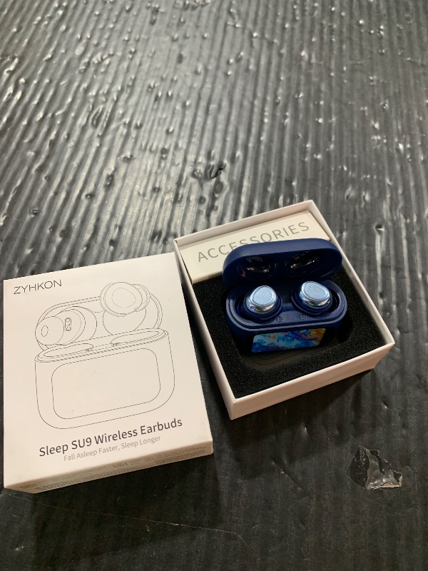 Photo 1 of ZYHKON Sleep Earbuds Bluetooth in Ear Touch Screen Sleep Earphones, Small Design Mini Sleep Earbuds for Side Sleepers with Sleep Mode, Sleep Headphones Clear Calls