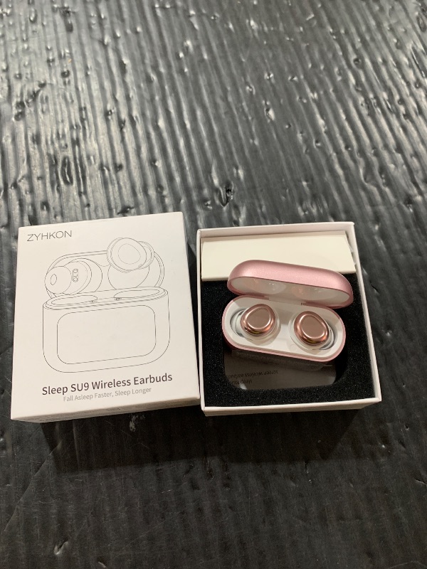 Photo 1 of ZYHKON Sleep Earbuds Bluetooth in Ear Touch Screen Sleep Headphones, Small Design Mini Sleep Earbuds for Side Sleepers with Sleep Mode, Sleep Earphones Clear Calls