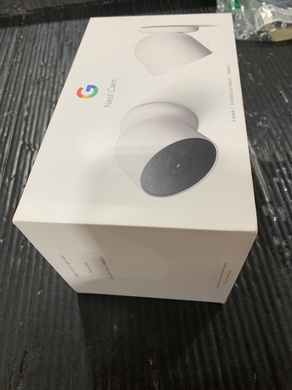 Photo 1 of Google Nest Cam Outdoor or Indoor, Battery - 2nd Generation - 2 Count (Pack of 1)