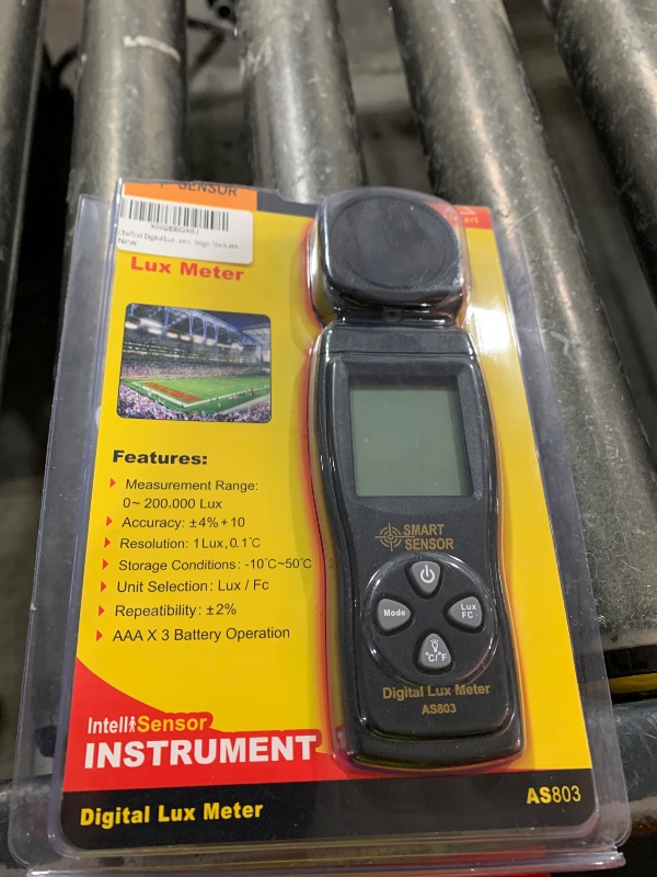 Photo 1 of Cheffort Digital Lux Meter, Illuminometer, Photometer, 0?200,000 Lux Measure Range, Lux/FC Unit Selection for Homes, Agriculture, Warehouses, Farms, Stage, Stadiums