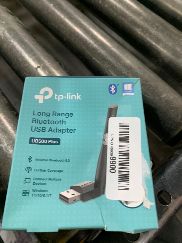 Photo 1 of TP-Link USB Bluetooth Adapter for PC, Bluetooth 5.3 Long Range Receiver, Plug and Play, Adjustable Antenna, Supports Windows 11/10/8.1/7 for Desktop, Laptop, PS5/PS4/Xbox Controller (UB500 Plus)