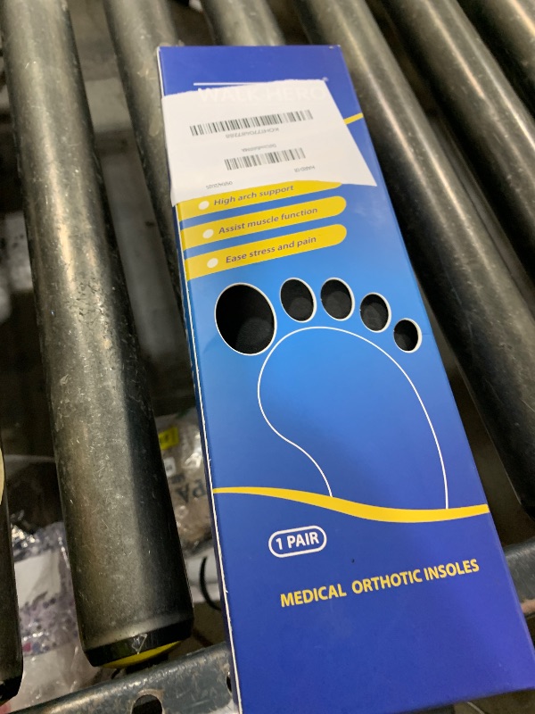 Photo 1 of Arch Support Inserts for Men Women - Plantar Fasciitis High Arch Support Insoles, Orthotics Shoe Inserts for Flat Feet, Foot Pain Relief Shock Absorption and Cushioning (Mens 14-14 1/2)