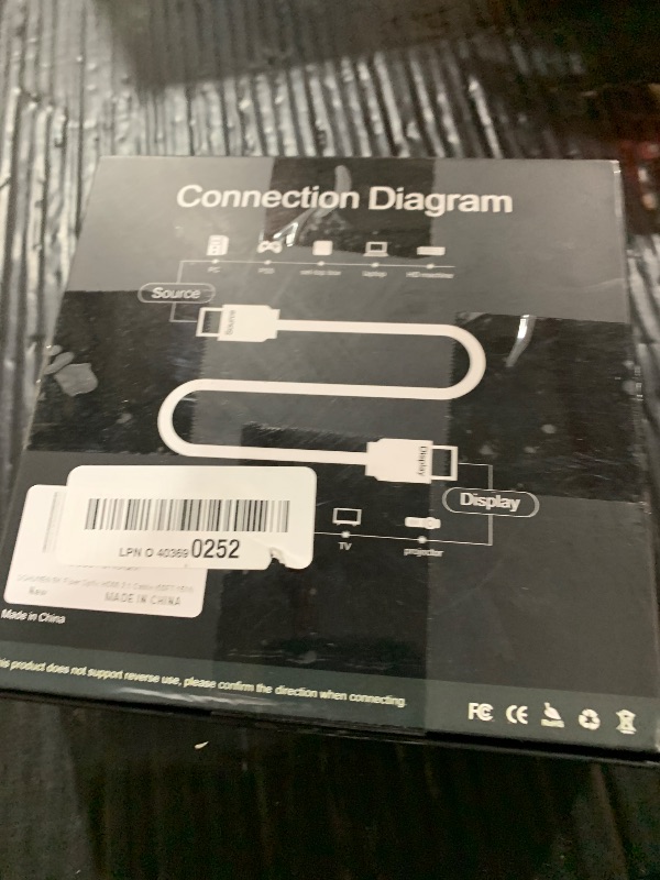 Photo 1 of DGHUMEN Fiber Optic HDMI Cable 50FT, 8K (HDMI 2.1,48Gbps) Ultra High Speed HDMI Cord with Gold Plated Connectors, 8K@60Hz 4K@120Hz, Compatible for PS4/5 PC HDTV Projector Large Display, Male-to-Male
