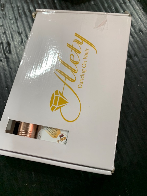 Photo 1 of Alety Electric Nail Drill Kit - Portable File for Acrylic Gel Nails, Professional Machine Efile Manicure Pedicure Tools With Gold Drill Bits for Home Salon Use