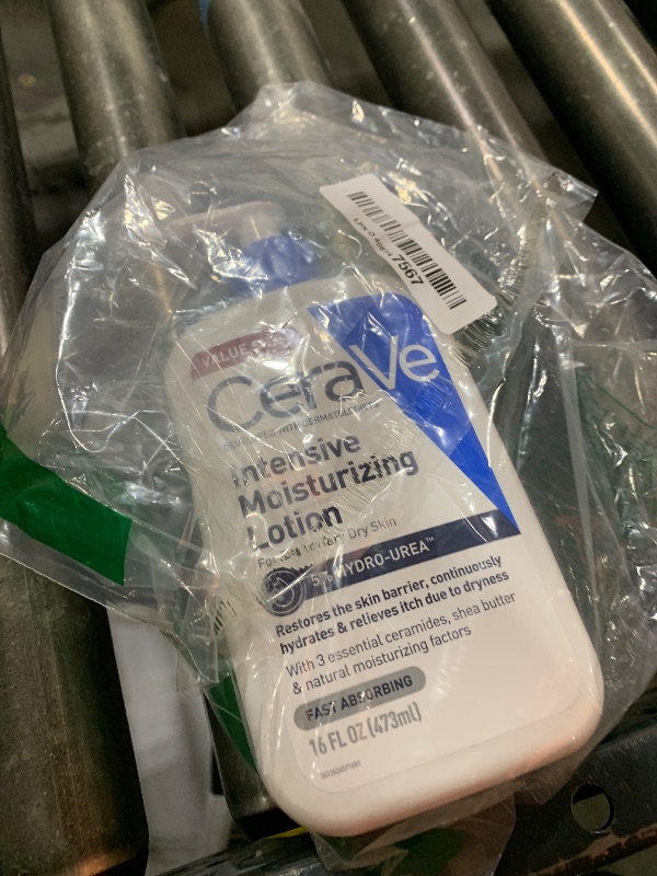Photo 1 of CeraVe Intensive Moisturizing Lotion, Hydro-Urea + Shea Butter, Body Lotion For Dry Skin, Relieves Signs Of Extra Dry Skin, Non Greasy Hydrating Cream For Rough, Tight, Red & Itchy Skin, 16oz