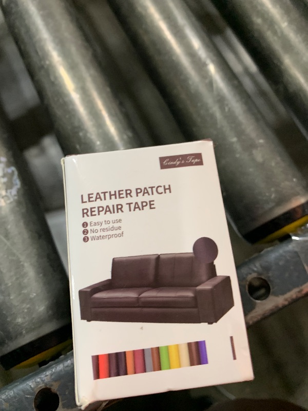 Photo 1 of Leather Repair Patch Tape, Light Brown 3 x 61 Inches Self Adhesive Leather Repair Kit for Furniture, Car Seat,Vinyl Leather Repair Kit for Office Chairs, Couch, Sofa, Luggage