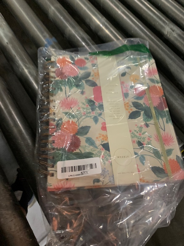 Photo 1 of Paper Co. 2026 Dahlia 17-Month Academic Hardcover Spiral Planner, Aug. 2025 - Dec. 2026, 10" L x 8.5" W, Weekly and Monthly Pages, Inspirational Quotes, Stickers, Illustrated Pocket Folder