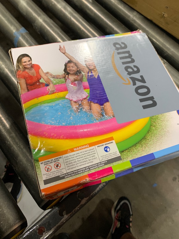 Photo 1 of Intex Kiddie Pool - Kid's Summer Sunset Glow Design - 58" x 13"