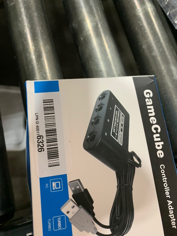 Photo 1 of Gamecube Adapter for Nintendo Switch / Wii U / PC and Switch 2 Gamecube Controller Adapter, Super Smash Bros Adapters for NGC Controller, Support Turbo and Vibration Features with 180cm USB Cable