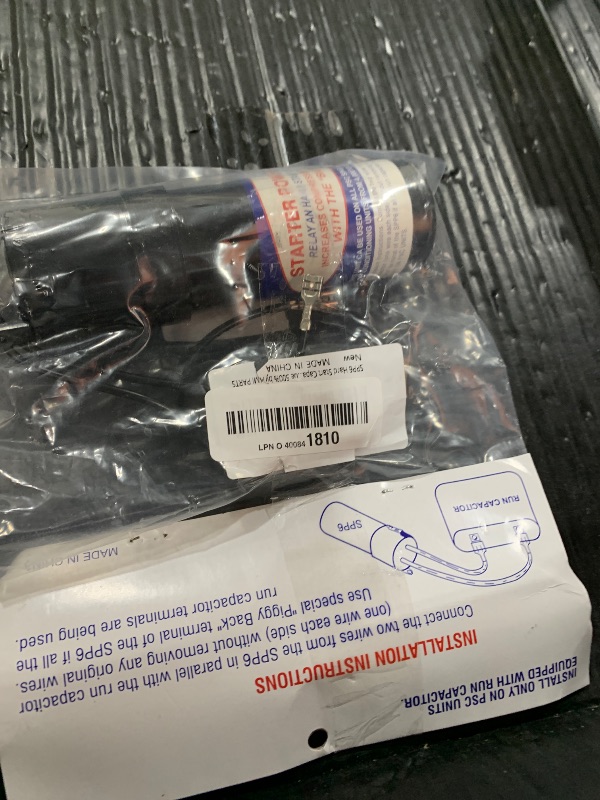 Photo 1 of SPP6 Hard Start Capacitor Replacement 115V Thru 288VAC Hard Start kit for air Conditioner Units from 4,000 to 120,000(1/2 Thru 10H.P.),Increases Compressor Torque 500% by AMI PARTS