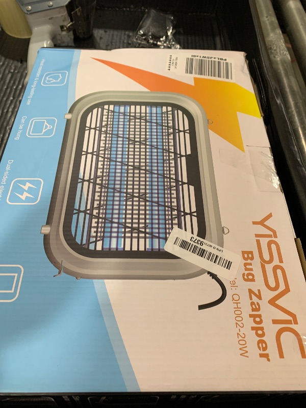 Photo 1 of YISSVIC 20W Indoor Bug Zapper Electric Fruit Fly Traps for Indoors Mosquito Zapper Electric Fly Zapper Moth Gnat Insect Killer for Home Office Garage Kitchen Dining Living Room (Black)