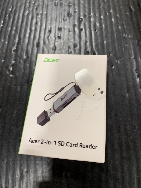 Photo 1 of acer SD Card Reader USB C, Dual Slots USB 3.0 Type C to Micro SD Card Adapter, Memory Card Reader for MicroSD, SDHC, SDXC, Compatible with Laptop, PC, iPhone16/15, MacBook Pro/Air, iPad Pro, Android
