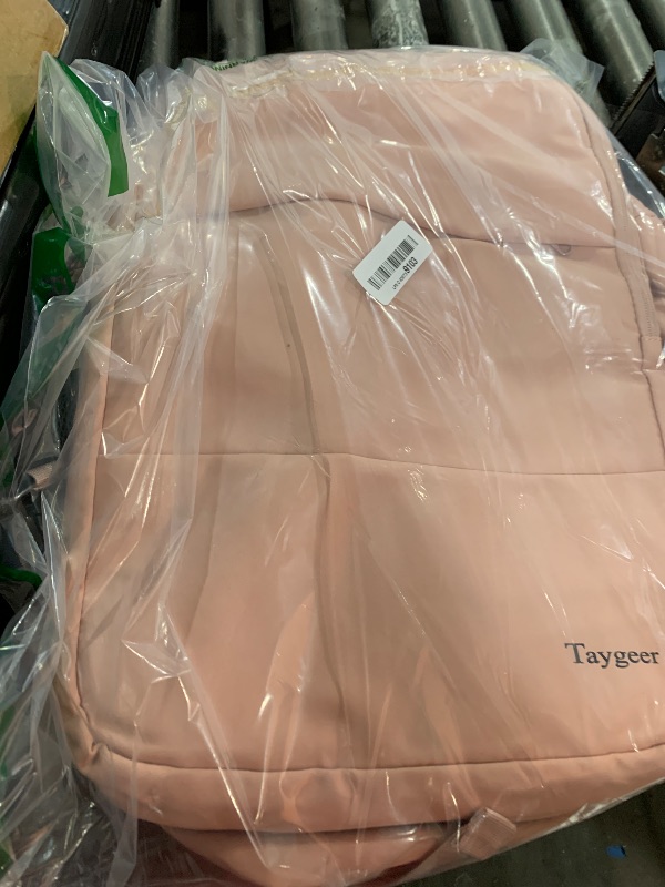 Photo 1 of Taygeer Travel Backpack for Women, Carry On Backpack with USB Charging Port & Shoe Pouch, TSA 15.6inch Laptop Mochila Flight Approved, Nurse Bag Casual Daypack for Weekender Business Hiking, Pink