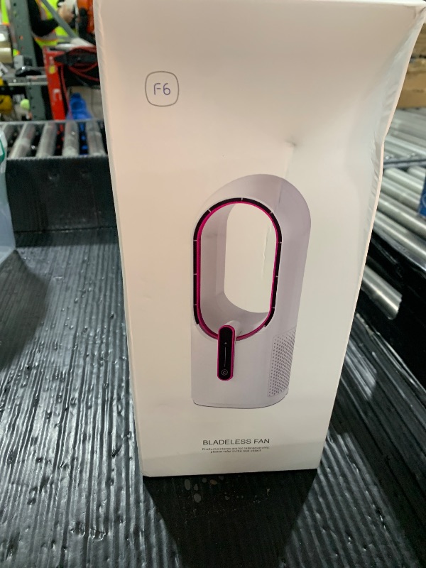 Photo 1 of KONSIDEN Desk Fan Bladeless, 11.8 Inch Office Fan Small, Quiet, 3 Speed Adjustment, Touch Control, Easy to Clean, Desk Fans Small Quiet, Ideal for Office, Living Room, Bedroom