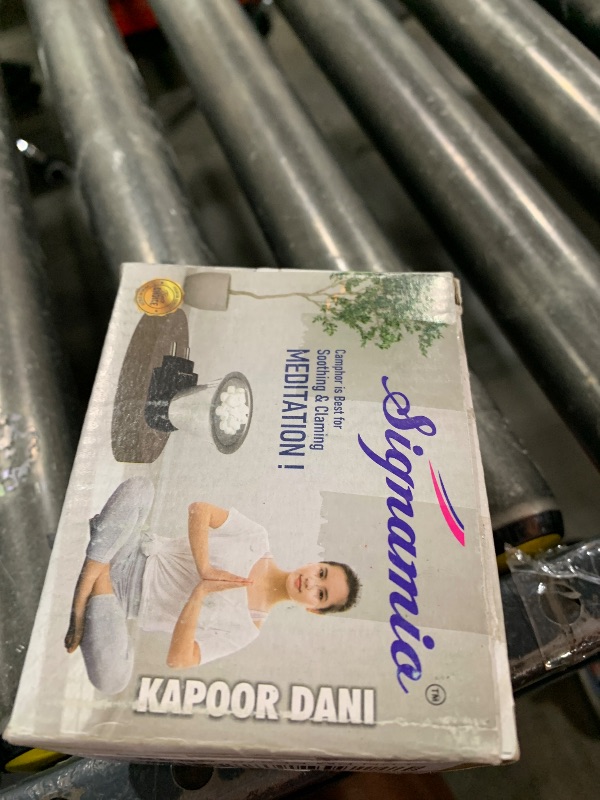 Photo 1 of SIGNAMIO® Kapoor Kapur Dani Camphor Karpuram Bakhoor Oud Aroma Oil Diffuser Incense Dhoop Burner Electrical Stand Machine for Home Fragrance Room Freshener -DN-1, Sheesham Wood