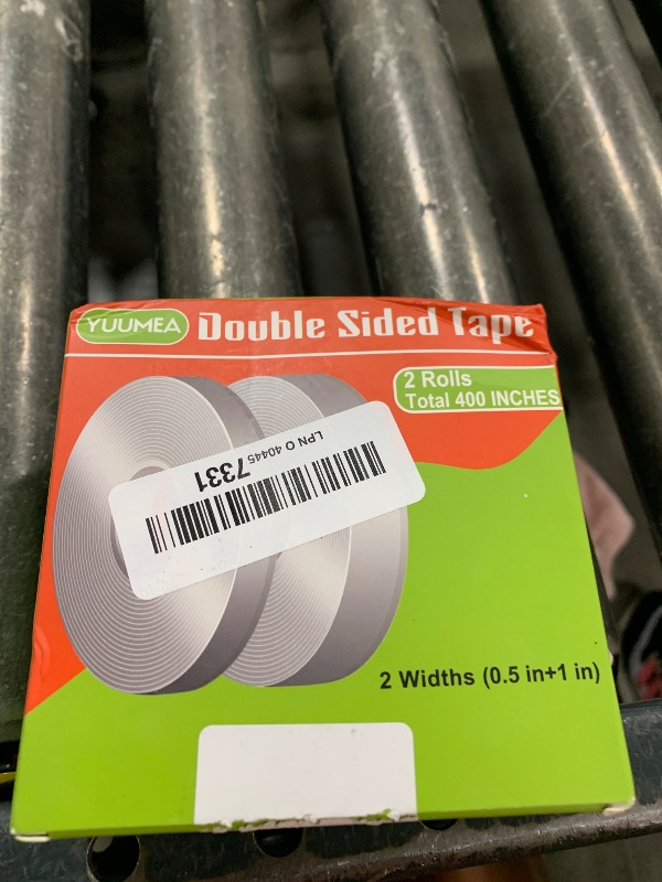 Photo 1 of YUUMEA Double Sided Tape, Nano Mounting Tape Heavy Duty (2 Sizes, Total 400 INCHES), Clear Two Sided Wall Tape, Removable Picture Hanging Adhesive Tape Strips, Poster Carpet Tape for Home Office Car
