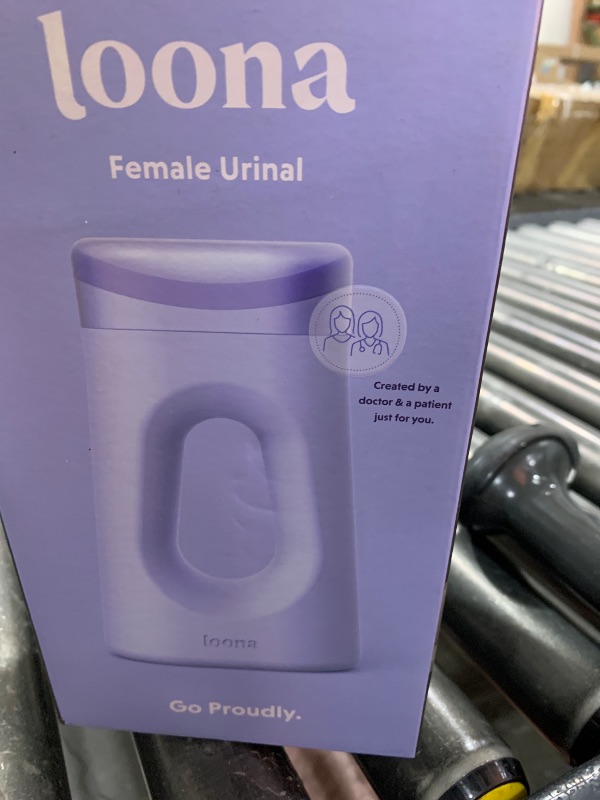 Photo 1 of Loona Premium Female Urinal - Quiet, No Splash Design for Women - Ideal for Bedside, Travel, and Outdoor Use - Loona Blue - HSA/FSA Eligible