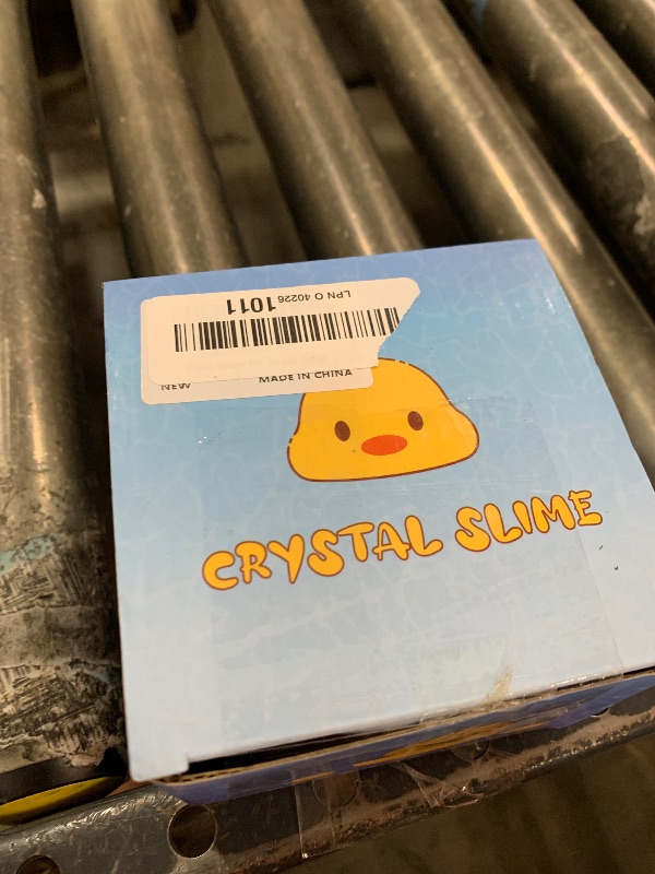 Photo 1 of Blue Crystal Slime with Cute Yellow Ducks & Beads – Soft, Non-Sticky Sensory Toy with Foam Beads for Kids & Teens – Stress Relief & DIY Gift for Girls and Boys