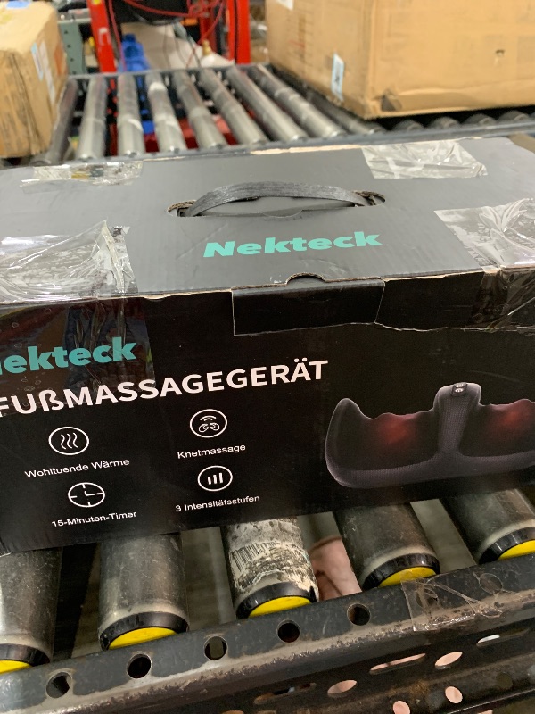 Photo 1 of Nekteck Foot Massager with Heat & Foot Roller, Shiatsu Calf Leg Massager for Circulation and Neuropathy Pain Relief for Feet Care Home Office Gadgets Relaxing Gifts for Women Men Mom Dad Birthday Gift