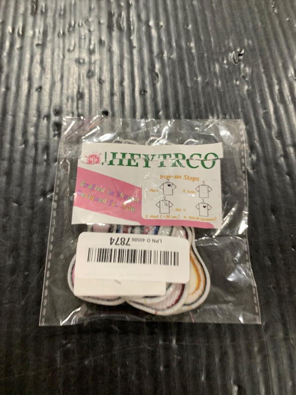 Photo 1 of HEYTRCO 8PCS Guitar Iron on Patches, Small Cute Embroidered Iron on Patches for Clothes, Colorful Custom Applique for Kids, Hats, Jeans, Jackets, Bags, Backpacks, Dress