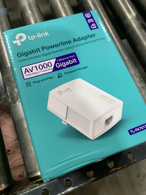 Photo 1 of TP-Link AV1000 Powerline Ethernet Adapter - Nano Size, Gigabit Port, PlugPair&Play, Ethernet Over Power, Power Saving Mode, Network Adapter, ???-?? ???? (TL-PA7017)