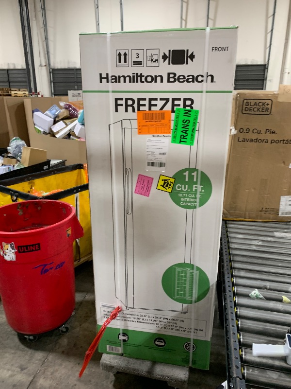 Photo 1 of Hamilton Beach HBFRF1100, 11 cu ft, Upright Freezer, White