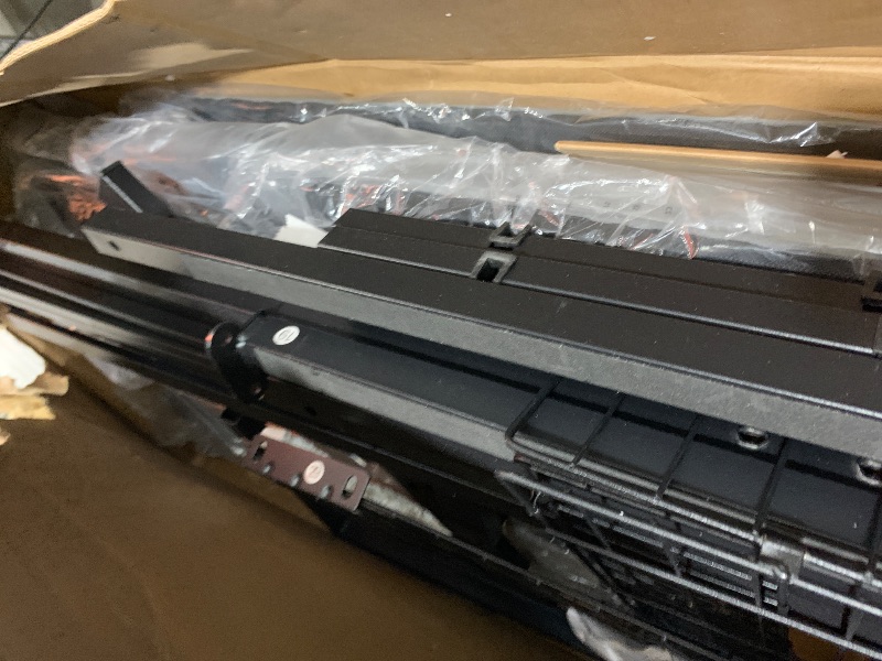 Photo 1 of METAL BED FRAME black/gray unknown size/make/model 