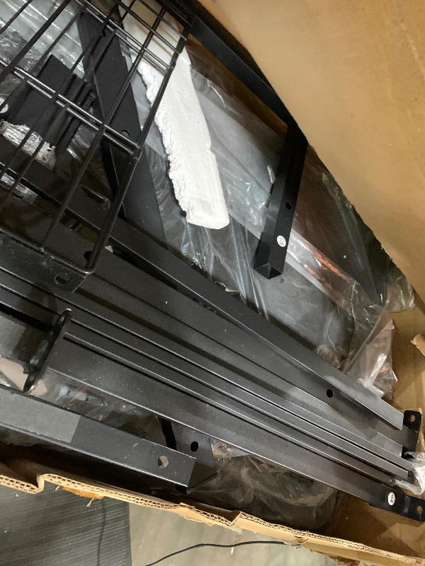 Photo 1 of METAL BED FRAME black/gray unknown size/make/model 