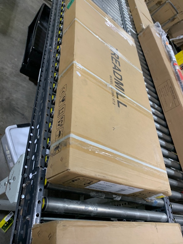 Photo 1 of ApexNexus Treadmill with Handles, Portable Small Treadmills for Home and Office, 3.0HP Folding Walking Pad with 300 lbs Capacity, Cup Holder, LED Display and 12 Preset Programs