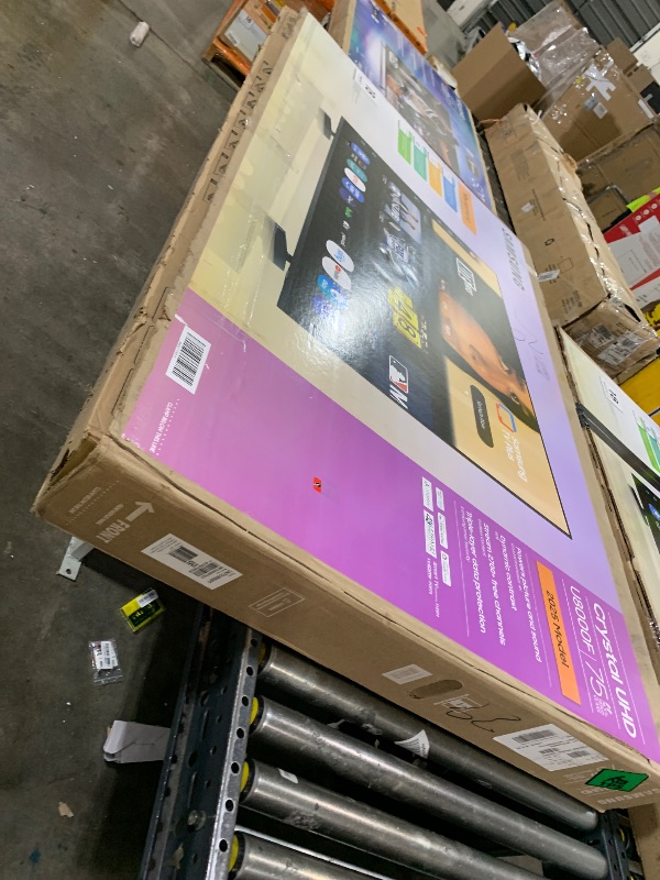 Photo 1 of Samsung 75-Inch Class Crystal UHD U8000F 4K Smart TV (2025 Model) Endless Free Content, Crystal Processor 4K, MetalStream Design, Knox Security, Alexa Built-in