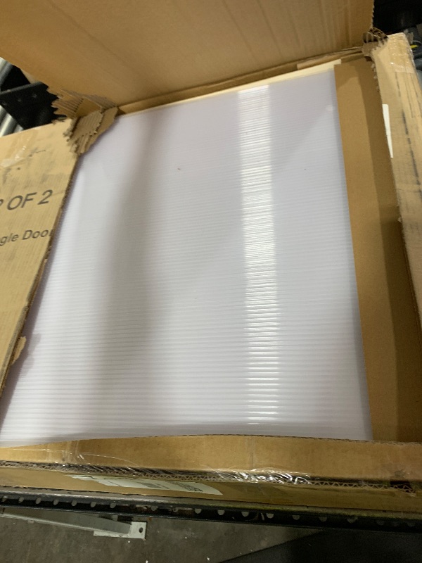 Photo 1 of Garvee 8x12 FT Greenhouse  ONLY BOX 2 OF 20-  PANELS ONLY Aluminum Greenhouses for Outdoors, Large Polycarbonate Greenhouse with Roof Vent, Heavy Duty Walk-in Green Houses for Outside Garden, Backyard, Patio, Lawn, Easy Assembly ONLY BOX 2 OF 2.
