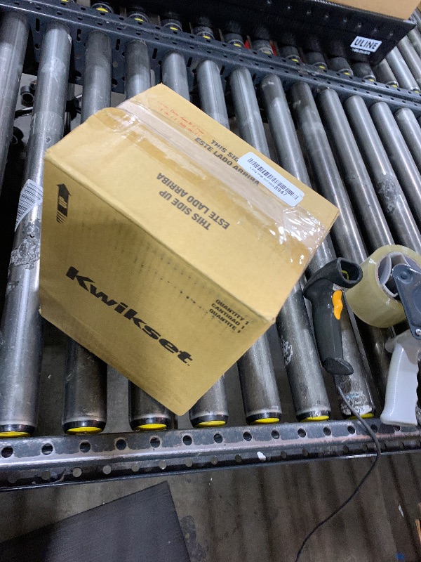 Photo 1 of Kwikset SmartCode 955 Pembroke Light Commercial 10-Button Keypad Electronic Lever, Convenient Keyless Entry, 3-Year Batter Life and High Traffic Durability in Satin Nickel