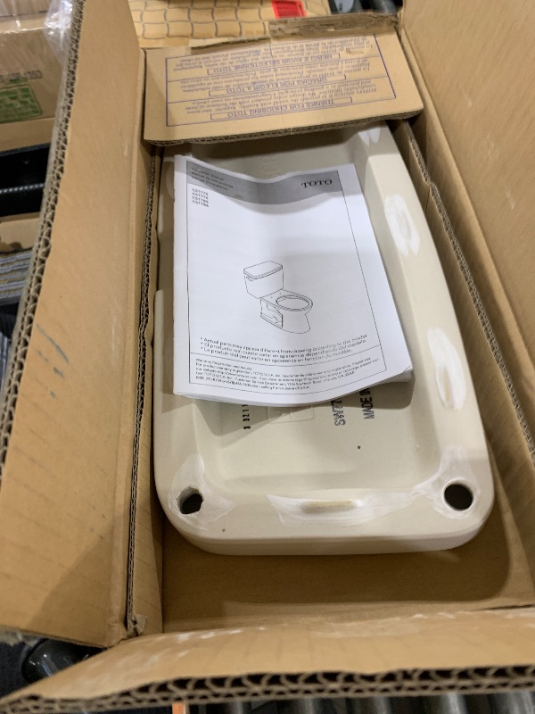 Photo 1 of TOTO Drake 1.28 GPF Toilet Tank with WASHLET+ Auto Flush Compatibility, Cotton White - ST776EA#01