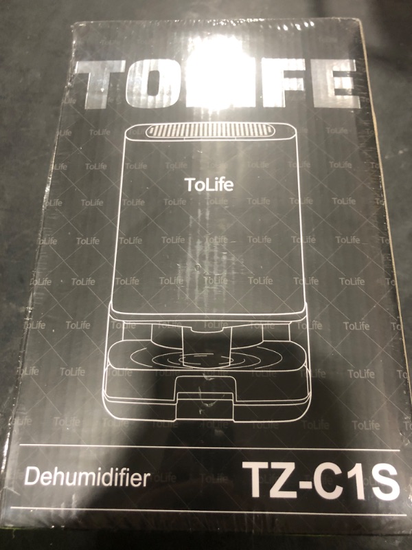 Photo 1 of ToLife Dehumidifiers for Home 30 OZ Water Tank with Auto-Off 500 sq.ft Portable Small Dehumidifier for Bathroom Bedroom RV Closet Room 7 Colors LED Light, Black