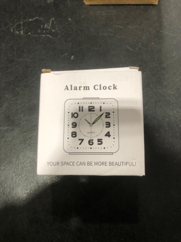 Photo 1 of ORIA Analog Alarm Clock, Analog Travel Clock, Battery Operated Desk Clock for Bedroom, with Increasing Alarm, Night Light, Snooze for Heavy Sleepers, Seniors, Kids