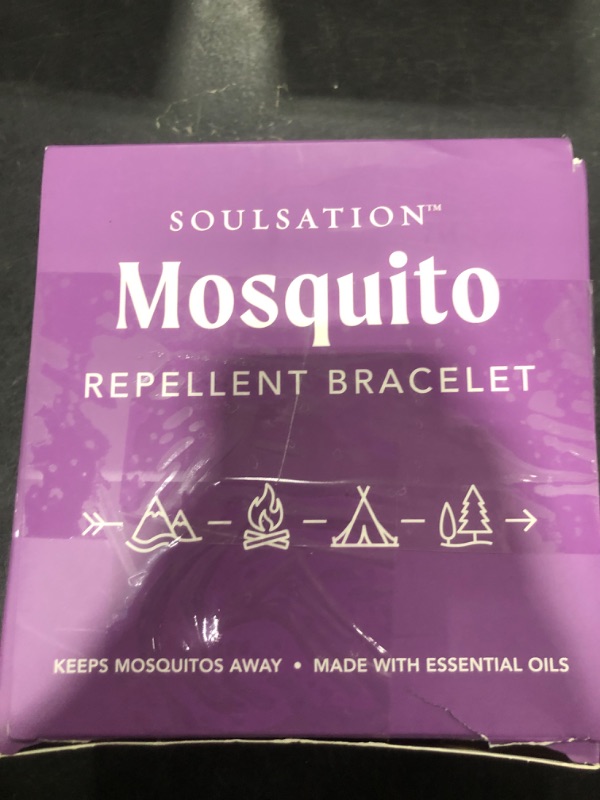 Photo 1 of SoulSation 25 Pack Mosquito Repellent Bracelets, DEET-Free for Kids & Adults, Individually Wrapped Bands