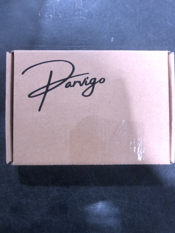Photo 1 of Parvigo Table Sign Holder, Walnut Wood Card Holder Display WIFI Sign, QR code Sign, Place Card, Handcrafted Small Sign Holder Stand for Vendor, Airbnb, Business
