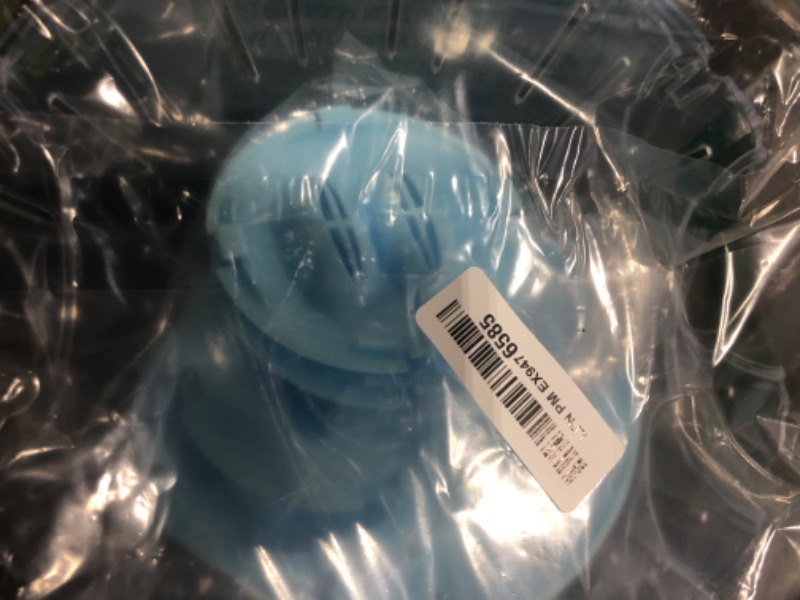 Photo 1 of Hamster Exercise Ball, 7.9 Inch Syrian Hamster Ball, Transparent, Large Ball with Four entrances (Blue)