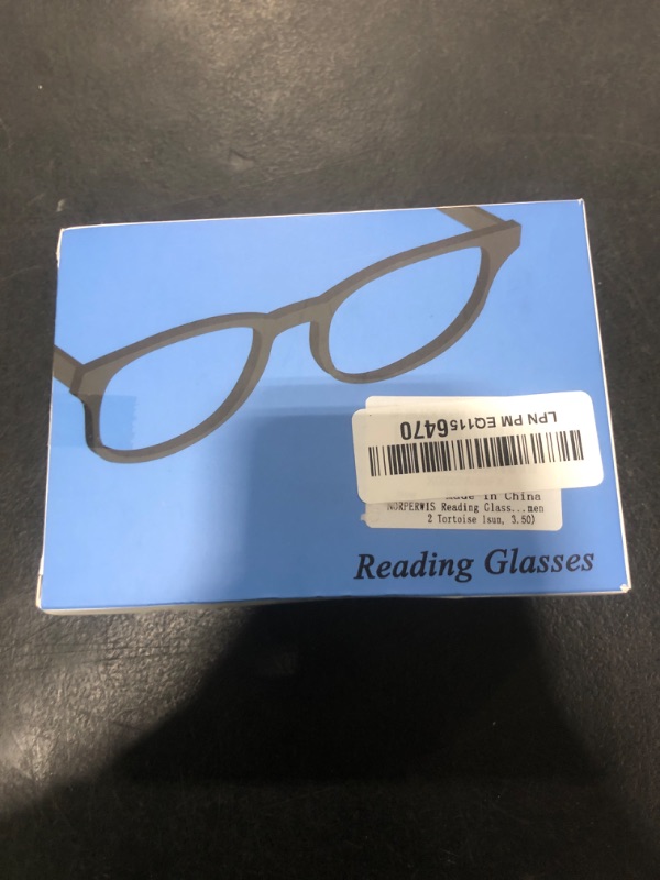 Photo 1 of NORPERWIS Reading Glasses 5 Pairs Quality Readers Spring Hinge Glasses for Reading for Men and Women (2 Black 2 Tortoise 1sun, 3.50)