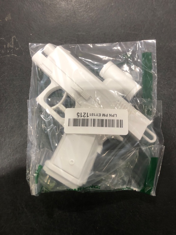 Photo 1 of Prank Water , 2025 Two-Way Water Gun Shoots Backward No Logo Spray from Front and Back, Fun Office & School Parties Pool Prank (White)