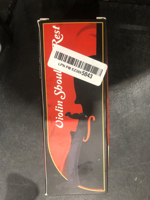 Photo 1 of SUEWIO Violin Shoulder Rest for 4/4-3/4 Size, with Collapsible and Height Adjustable Feet, Including a Violin Practice Mute