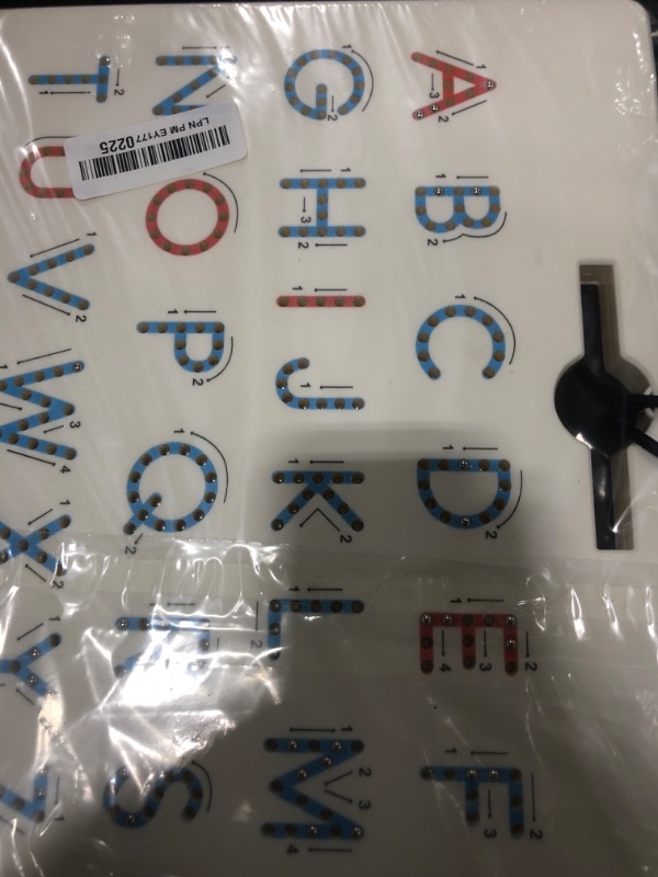 Photo 1 of GAMENOTE Double Sided Magnetic Letter Board - 2 in 1 Alphabet Magnets Tracing Board for Toddlers ABC Letters Uppercase & Lowercase Practicing Learning Education Toys